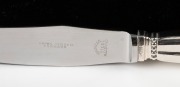 GEORG JENSEN "Acorn pattern" Danish silver cutlery setting for eight, comprising of butter knives, oyster forks (one missing), parfait knives (two missing), soup spoons, fish knives, fish forks, entree knives, entree forks, dinner forks, dinner knives, di - 2