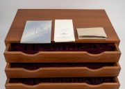 GEORG JENSEN "Acorn pattern" Danish silver cutlery setting for eight, comprising of butter knives, oyster forks (one missing), parfait knives (two missing), soup spoons, fish knives, fish forks, entree knives, entree forks, dinner forks, dinner knives, di - 4