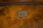 Late-19th century tabletop stereoscope, hand-operated slide magazine loaded with 50 stereo cards (abolition of slavery, paddlesteamer, railways, risqu&eacute; types), "Abraham & Co. Opticians Liverpool" retailer's plate; dimensions 52 x 27 x 29cm. - 2
