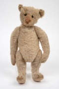 STEIFF "Growler" antique mohair German teddy bear, with articulated limbs, felt pads, long hand stitched snout and back hump, straw filled, circa 1908, 33cm high. - 2