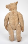 STEIFF "Growler" antique mohair German teddy bear, with articulated limbs, felt pads, long hand stitched snout and back hump, straw filled, circa 1908, 33cm high. - 5