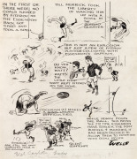 Cartoonist SAMUEL WELLS at ESSENDON MATCHES: May 1922 Essendon defeats South Melbourne by kicking 7 goals to nil in the last quarter; May 1922 Essendon draws with Fitzroy (with no goals kicked in the first quarter); the 1922 Preliminary Final in which Fit