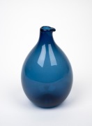 TIMO SARPANEVA "Blue Bird" Finnish glass carafe for IITTALA, engraved "T. S.", 16cm high.