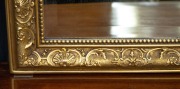 A Louis XV style gilt plaster and hardwood mantle mirror with shell bead and floral decoration, an impressive 190cm x 138cm overall. - 3
