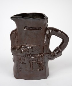 BENDIGO POTTERY "Ned Kelly" limited edition character jug, 14.5cm high.