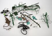 Murano glass wall light fittings and parts, as is condition. - 2