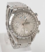 OMEGA "Seamaster" automatic chronograph gents wristwatch in stainless steel case with original bracelet and clasp, accompanied by original documentation, box and packaging (Note: Leatherette box deteriorated and scuffed), 40mm wide including crown. - 3