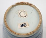 An antique Chinese blue and white porcelain vase, Kangxi period, 17th/18th century, remains of collection sticker and inventory number to base, 25cm high. - 10