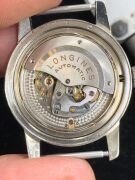LONGINES "Conquest Calendar" automatic wristwatch with black dial and baton numerals, ​​​​​​​38mm wide including crown. - 6