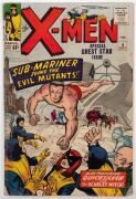 X-MEN - SILVER AGE: Group comprising original 1964 issues #6-7 and 1965 issues #10-14; noted Juggernaut and Sentinels key issues; condition variable, generally very good. (7 items) - 3