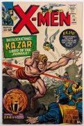 X-MEN - SILVER AGE: Group comprising original 1964 issues #6-7 and 1965 issues #10-14; noted Juggernaut and Sentinels key issues; condition variable, generally very good. (7 items) - 5