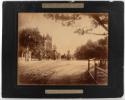WILLIAM SLADE, Sydney, New South Wales. A collection of 12 large format photographs in a solander box, circa 1886, depicting views of King St - Looking West, Bond St - Looking East, Pitt St - From St Martins Lane South, Sydney Cove - From Daws Battery, Ge - 2