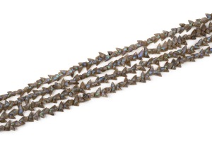 A Tasmanian mariner shell bead necklace, ​​​​​​​165cm long.