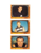 SCANLENS: 1967 "Footballers" complete set [72]; mostly higher grades.
