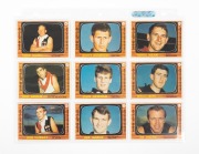 SCANLENS: 1967 "Footballers" complete set [72]; mostly higher grades. - 3