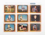SCANLENS: 1967 "Footballers" complete set [72]; mostly higher grades. - 8
