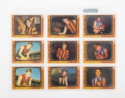 SCANLENS: 1967 "Footballers" complete set [72]; mostly higher grades. - 9