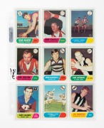 SCANLENS: 1969 "Footballers" complete set [48]; VG/VF - 2