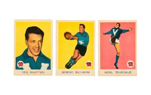 SCANLENS: 1964 "Footballers" complete set [33], attractively displayed in half-size album; mixed condition.