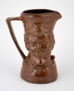 A 1977 Centenary Test commemorative jug depicting Greg Chappell and Tony Greig (the opposing captains) from a limited edition by Bendigo Pottery; numbered 660, 17cm high. - 3