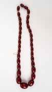 Seven assorted amber and bakelite bead necklaces, 20th century, ​​​​​​​some in need of restringing. - 2