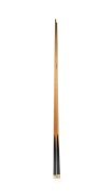 WALTER LINDRUM - CUES: Pair of Peradon & Co. commemorative cues, both 56 inches in length, ash shaft, ebony butt, ivory plate; one issued to commemorate Lindrum's December 7th 1929 break of 3262, the other issued to commemorate his January 20th 1932 break - 2