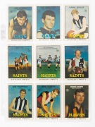 SCANLENS: 1968 "Footballers" (scarcer Series B) complete set [40] plus 1 duplicate; mixed condition, generally G/VG. - 4