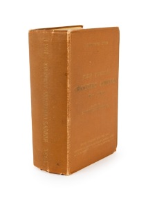 "John Wisden's CRICKETERS' ALMANACK for 1934 - Seventy-First Edition", edited by Sydney J. Southerton, John Wisden & Co. Ltd.; 721pp., original bindings.