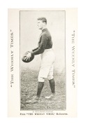CARLTON - D. GILLESPIE: Circa 1910 The Weekly Times "Victorian Footballers" postcard; VF.