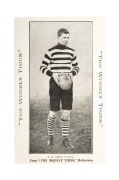 GEELONG - D.R. GRIGG: Circa 1910 The Weekly Times "Victorian Footballers" postcard; VF.