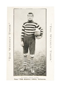 GEELONG - W. EASON (Captain): Circa 1910 The Weekly Times "Victorian Footballers" postcard; VF.
