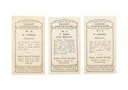 1935 Hoadleys 'League Footballers', part set [47/100]. comprising three of the five teams that made up this series: - South Melbourne (14 of 20), Richmond (15/20) & Footscray (18/20 wearing their 1935 vertical stripe jumper - the only year it was worn). M - 2