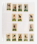 1935 Hoadleys 'League Footballers', part set [47/100]. comprising three of the five teams that made up this series: - South Melbourne (14 of 20), Richmond (15/20) & Footscray (18/20 wearing their 1935 vertical stripe jumper - the only year it was worn). M - 4