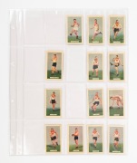 1935 Hoadleys 'League Footballers', part set [47/100]. comprising three of the five teams that made up this series: - South Melbourne (14 of 20), Richmond (15/20) & Footscray (18/20 wearing their 1935 vertical stripe jumper - the only year it was worn). M - 6