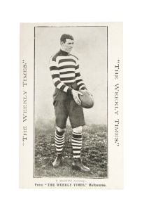 GEELONG - P. MARTINI: Circa 1910 The Weekly Times "Victorian Footballers" postcard; VF.