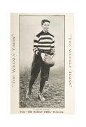 GEELONG - F. MORAN: Circa 1910 The Weekly Times "Victorian Footballers" postcard; VF.
