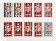 1912-13 Sniders & Abrahams "Australian Footballers", Series H (Stars), large part set [40/60]. Mainly G/VG. A scarce set. - 3
