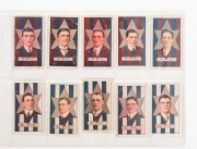 1912-13 Sniders & Abrahams "Australian Footballers", Series H (Stars), large part set [40/60]. Mainly G/VG. A scarce set. - 4