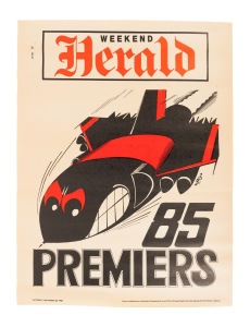 WEG - ESSENDON: Original 1985 Premiers poster [#28442].