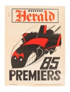 WEG - ESSENDON: Original 1985 Premiers poster [#28442].