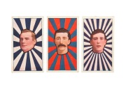 1910-11 Sniders & Abrahams 'Australian Footballers', Series F (Rays), part set [22/60]. Mainly G/VG. [from the rarest of the Sniders & Abrahams sets].
