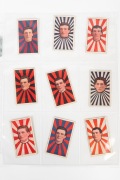 1910-11 Sniders & Abrahams 'Australian Footballers', Series F (Rays), part set [22/60]. Mainly G/VG. [from the rarest of the Sniders & Abrahams sets]. - 3