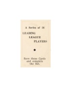 1949-50 Victorian Nut Supplies 'Caricatures of Australian Sportsmen by Bob Mirams' - "No.15 KEITH ROSEWARNE - Saint's Tireless Rover". EF condition. Rare. - 2