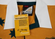 WALLABIES: Circa 2005 official commemorative short-sleeved rugby jumper, player edition [#PL247] issued to Eddie Jones, with twenty-three original signatures including those of George Gregan, Stephen Larkham, Matt Giteau, George Smith, and Eddie Jones; si - 3