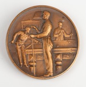 A diverse group of mid-20th century billiards or snookers awards (one in sterling silver, some uninscribed), plus an Art Deco-style horse tie clip; height of the largest item 16.5cm. (6 items) - 2