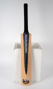 FOXTEL AUSTRALIAN CRICKET TOUR OF SRI LANKA & ZIMBABWE 1999: Full-size "Kookaburra" cricket bat, signed by the Australian team, with twenty-two signatures present including those of Steve Waugh, Shane Warne, Adam Gilchrist, Glenn McGrath, and Ricky Pontin - 3