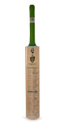 2006-07 ASHES SERIES - AUSTRALIA v ENGLAND: Full-size "Kookaburra" cricket bat, signed by twenty-nine members of the Australian and English teams, including Ricky Ponting, Adam Gilchrist, Glenn McGrath, Shane Warne, Andrew Flintoff, Andrew Strauss, and Al
