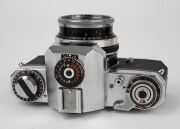 ZEISS IKON: Group comprising c. 1950 Contessa 533/24 (Tessar 45mm f2.8/Synchro Compur; with matching leather case), c. 1956 Contina 527/24 (Novicar-Anastigmat 45mm f2.8/Prontor-SVS), c. 1965 Contessa SLK (Tessar 50mm f2.8/Prontor SLK Spezial), and c. 1966 - 5
