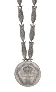 1962 PERTH COMMONWEALTH GAMES: Silver winner's medal by K.G. Luke, text on obverse "1962 VII British Empire And Commonwealth Games/Perth/Western Australia", engraved on reverse "Athletics/Women/Javelin Throw/R. Morgan/England", offered in original present