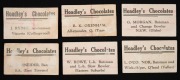 1928 Hoadley's Chocolates "Cricketers" Series, a part set (18/33) including a'Beckett, Bardsley, Blackie, Ellis, Jackson, Kippax, Mailey, Oxenham, Richardson and Ryder; mixed condition. - 4